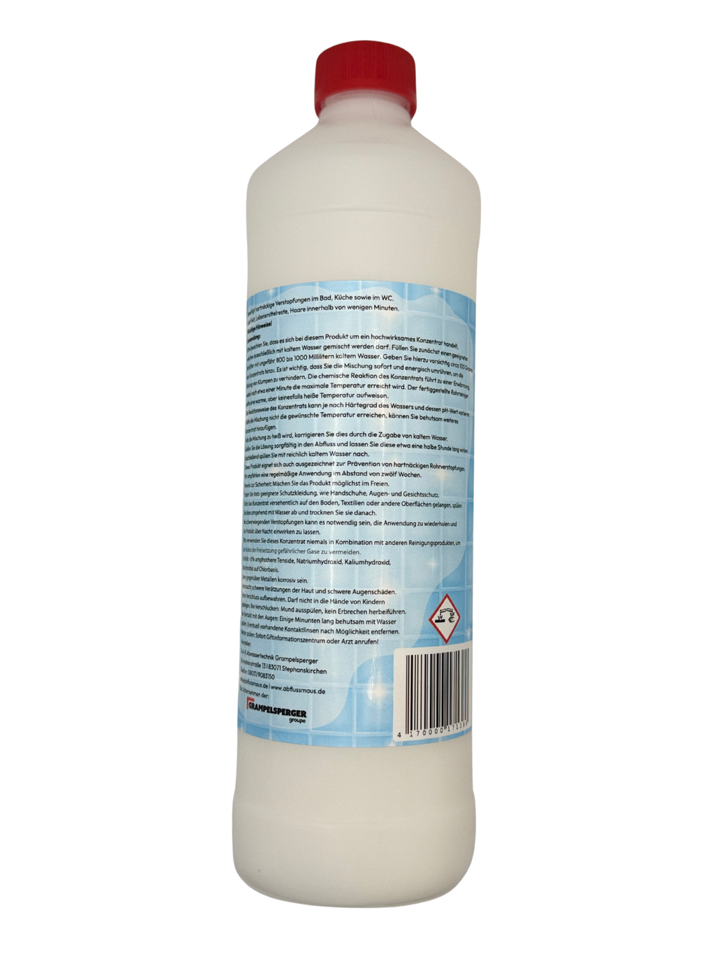 Abflussmaus kraftvolles Rohrreiniger Konzentrat