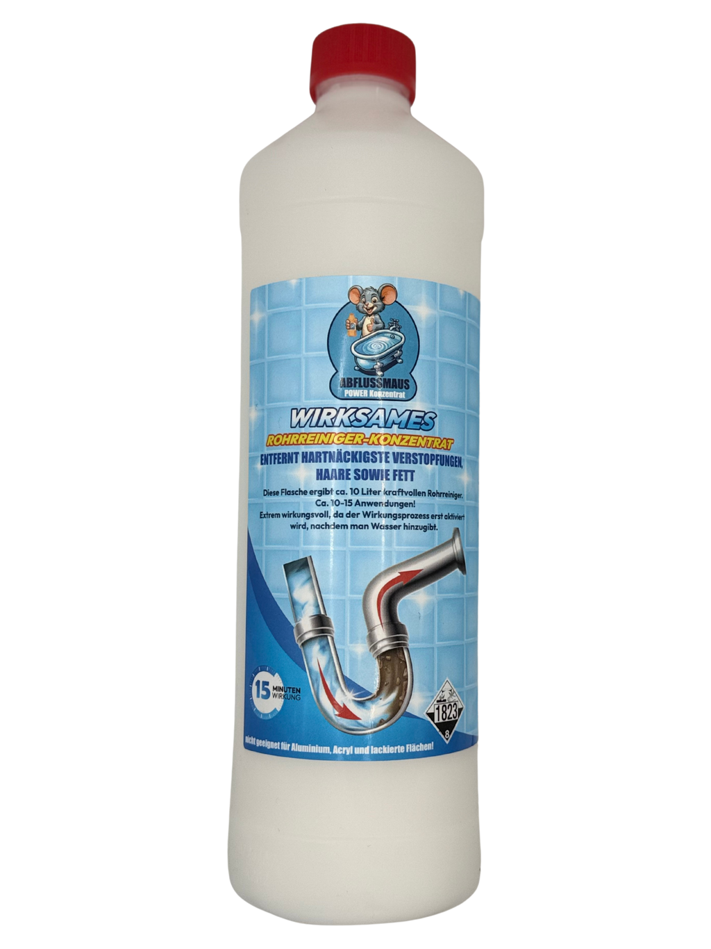 Abflussmaus kraftvolles Rohrreiniger Konzentrat